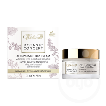 Helia-D botanic concept nappali ránctalanító krém tokaji bor kivonattal és bakuchiollal 50 ml