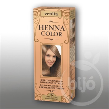 Henna Color szinező hajbalzsam nr 112 sötétszőke 75 ml