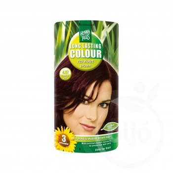 Hennaplus Tartós Hajfesték Lilásbarna 4.67