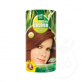 Hennaplus hajfesték 6.43 brillant bronz 1 db