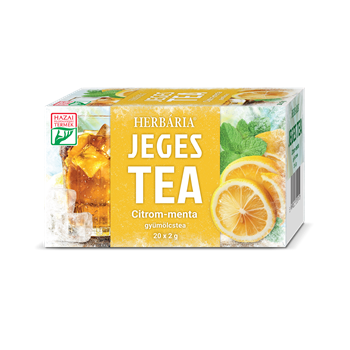 Herbária jeges tea citrom-menta gyümölcstea 20x2g 40 g