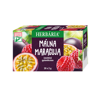 Herbária málna maracuja ízesítésű gyümölcstea 20x2g 40 g