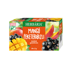 Herbária mangó feketeribizli ízesítésű gyümölcstea 20x2g 40 g