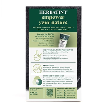 Herbatint 1n fekete hajfesték 170 ml