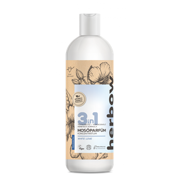 Herbow 3in1 mosóparfüm öblítő és kondicionáló koncentrátum fehér szerelem 1000 ml