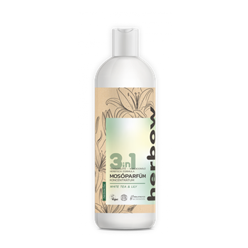 Herbow 3in1 mosóparfüm öblítő és kondicionáló koncentrátum white tea and lily 1000 ml