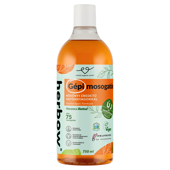 Herbow liquid machine laundry detergent with orange fragrance 750 ml