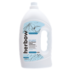 Herbow pure zero polar white folyékony finom mosószer fehér ruhákhoz, illatmentes (ultra szenzitív) 3000 ml