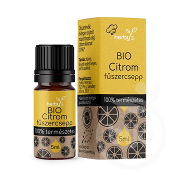 Herbys bio citrom fűszercsepp 5 ml