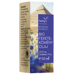 Herbys bio feketekömény olaj extra 3000mg timokinon 50 ml