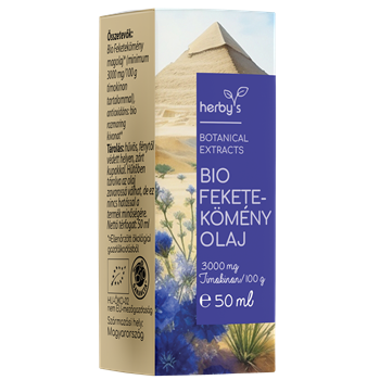 Herbys bio feketekömény olaj extra 3000mg timokinon 50 ml