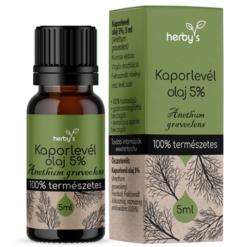 Herbys kaporlevél olaj 5% foodgrade 5 ml