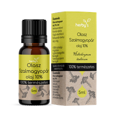 Herbys olasz szalmagyopár olaj 10% foodgrade 5 ml