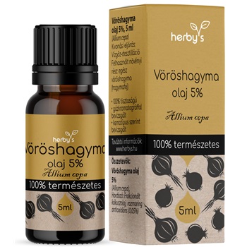 Herbys vöröshagyma olaj 5% foodgrade 5 ml