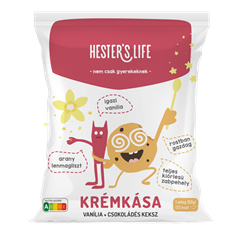 Hester`s Life zabkása vaníliás-csokoládés kekszes krémkása 50 g