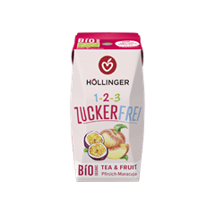 Höllinger bio őszibarack-maracuja cukormentes frissítő 200 ml