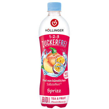 Höllinger bio őszibarack-maracuja cukormentes frissítő 500 ml