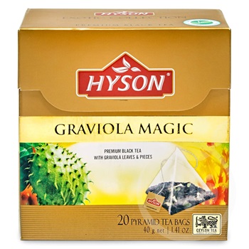 Hyson graviola varázs fekete tea 20x2g 40 g