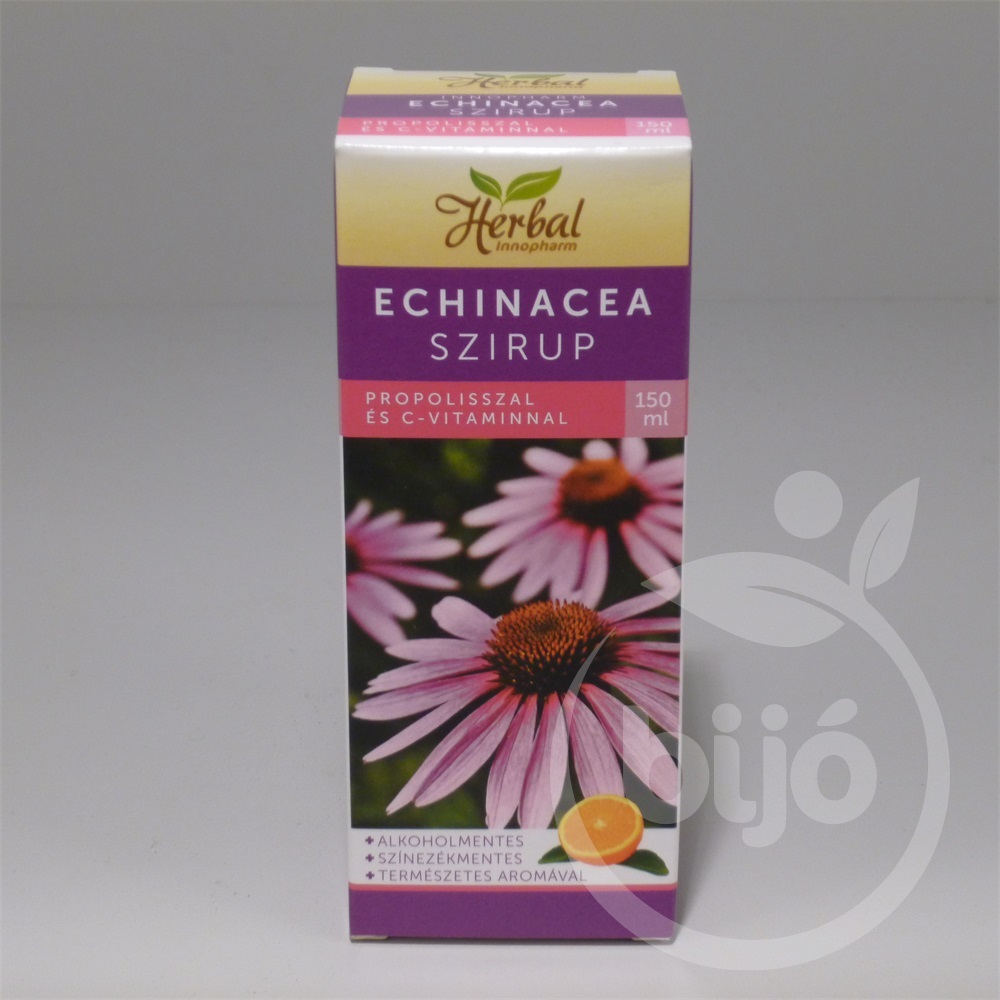 Innopharm herbal echinacea szirup propolisz+cvitamin 150 ml