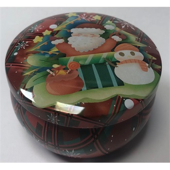 Illatmécses karácsonyi fémdobozos 4 féle illattal és mintával véletlenszerűen 1db