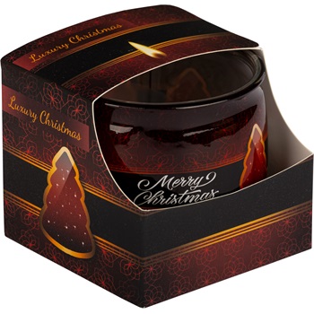 Illatmécses üvegpohárban luxury christmas 1db