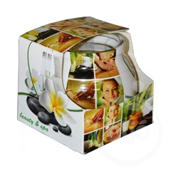 Illatos mécses üvegpohárban 918 beauty spa 1 db