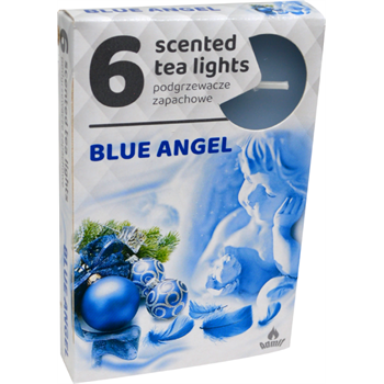 Illatos teamécses kék angyal 6db-os 1 db