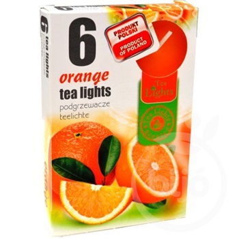 Illatos teamécses narancs 6 db-os 1 db