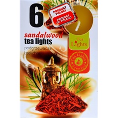 Illatos teamécses szantálfa 6 db-os 1 db
