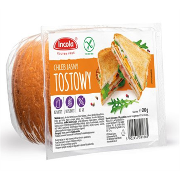 Incola gluténmentes toast kenyér 200 g