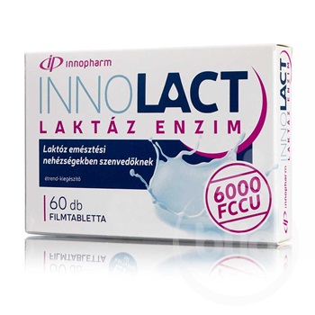 Innopharm innolact laktáz enzim 6000 fccu filmtabletta 60 db