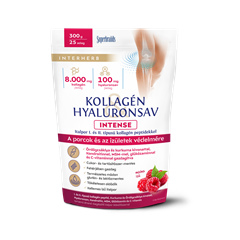 Interherb kollagén és hyaluronsav porcépítő italpor intense málna ízű 300 g