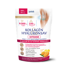 Interherb kollagén és hyaluronsav porcépítő italpor intense narancs-citrus ízű 300 g