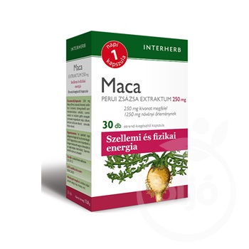 Interherb napi1 maca perui zsázsa extraktum kapszula 30 db