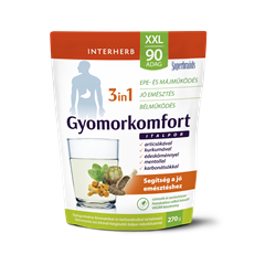 Interherb xxl 90 adag gyomorkomfort 3in1 borsmenta ízű  italpor 270 g