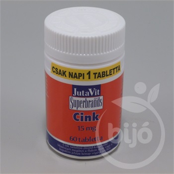 Jutavit cink 15mg tabletta 60 db