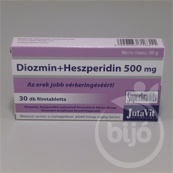 Jutavit diozmin+heszperidin tabletta 500mg 30 db