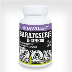 Javallat barátcserje és ginkgo kapszula 60 db