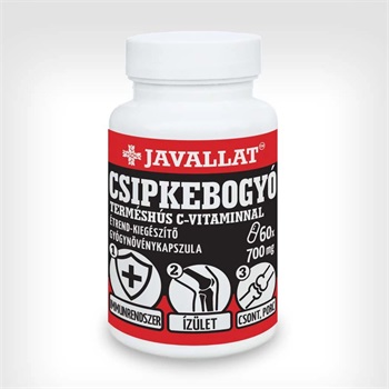 Javallat csipkebogyó terméshús c-vitaminnal étrend-kiegészítő kapszula 60 db