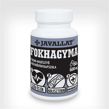 Javallat fokhagyma étrend-kiegészítő kapszula 60 db