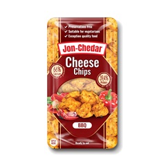 Jon chedar sajt chips bbq 80 g