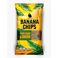 Junglee Jack banán chips tejfölös-hagymás ízű 75 g