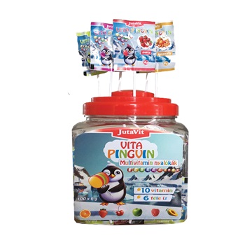 JutaVit vita pingvin cukros nyalóka több ízben 6 g