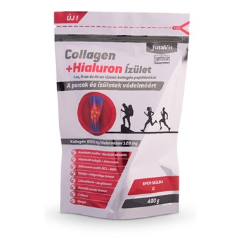 Jutavit collagen+hialuron ízület eper-málna kollagén por 400 g