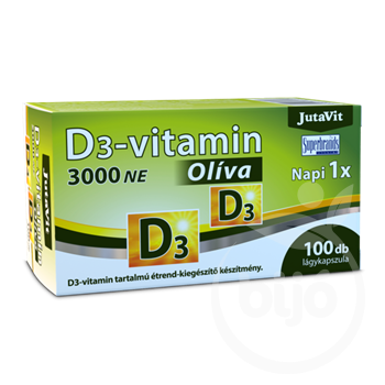 Jutavit d3-vitamin 3000 NE olíva 100 db