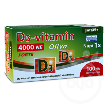 Jutavit d3-vitamin 4000 NE olíva 100 db