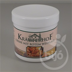 Krauterhof piros szőlőlevél krém 250 ml