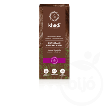 Khadi bio hajfesték por mogyoró 100 g