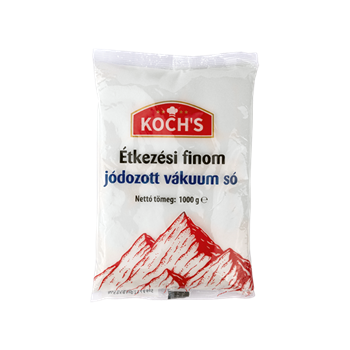 Kochs étkezési finom jódozott vákuum só 1000 g