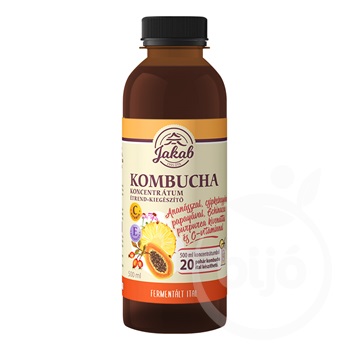 Kombucha tea koncentrátum ananásszal, csipkebogyóval, papayával, echinacea purpurea kivonattal és c-vitaminnal 500 ml